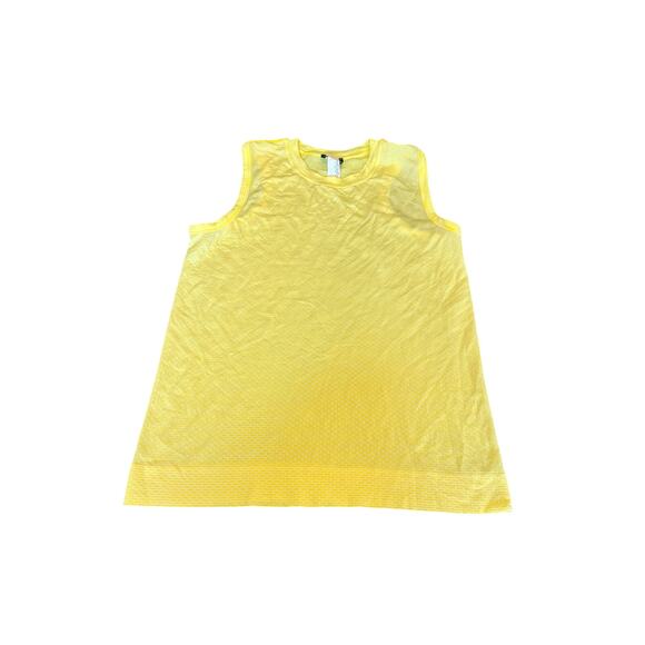 Oiselle women’s top size M yellow and white - Picture 1 of 12